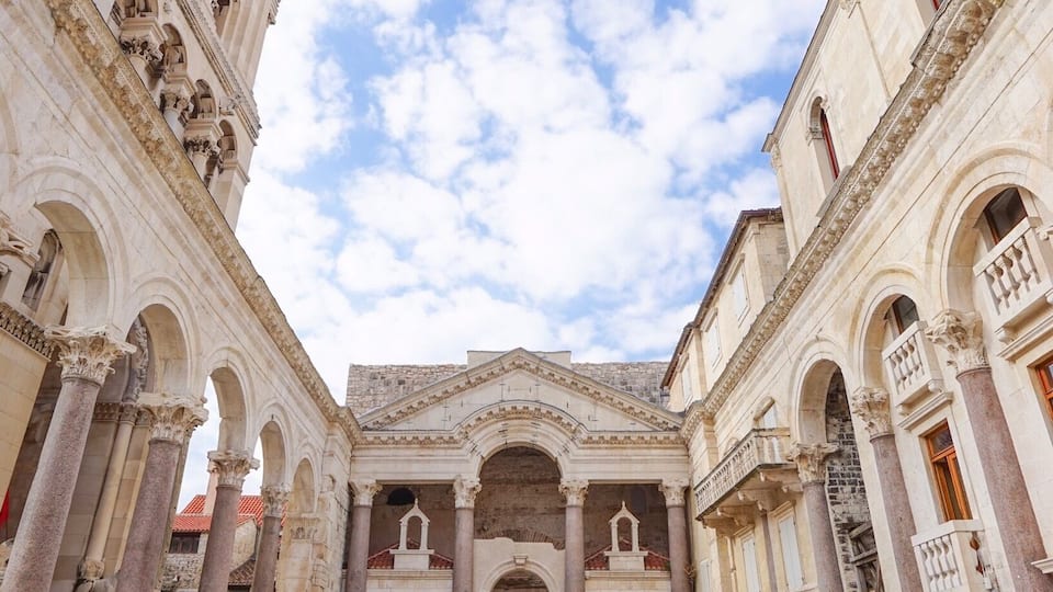 A palace of the Retired King dated back to the 4th century AD #Split #Croatia