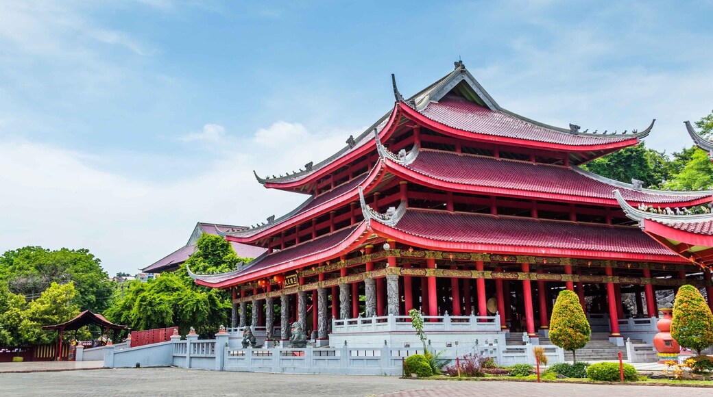 Sam Poo Kong temple in Semarang on central Java in Indonesia