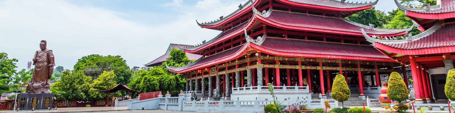 Sam Poo Kong temple in Semarang on central Java in Indonesia