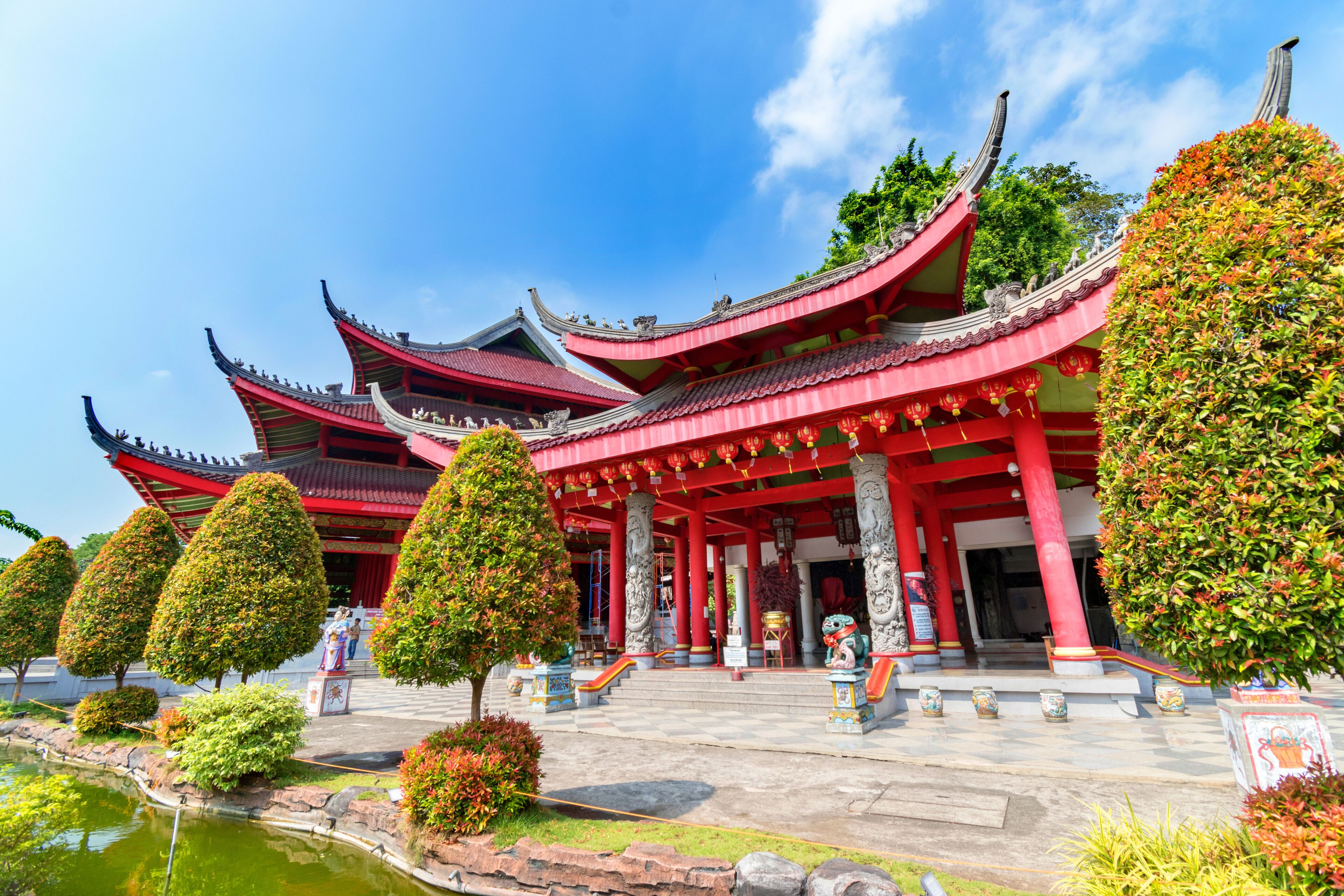 Sam Po Kong the oldest Chinese temple in Semarang, Central Java, Indonesia. Originally established by the Chinese Muslim
