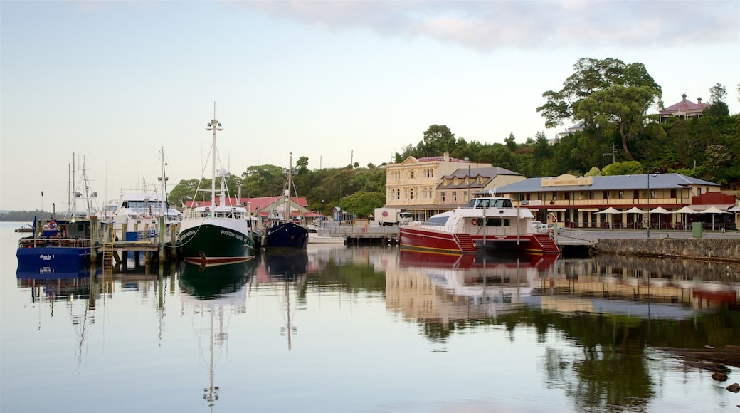 Strahan som inkluderer bukt eller havn