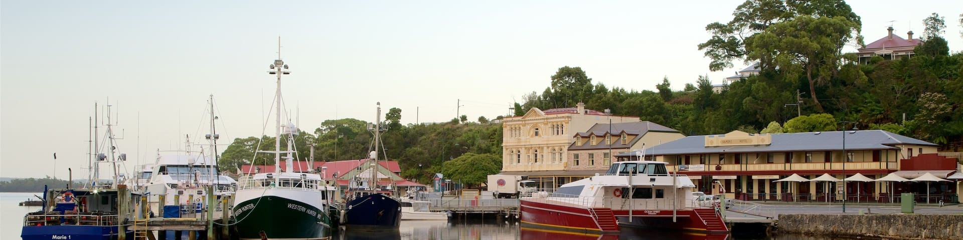 Strahan das einen Bucht oder Hafen