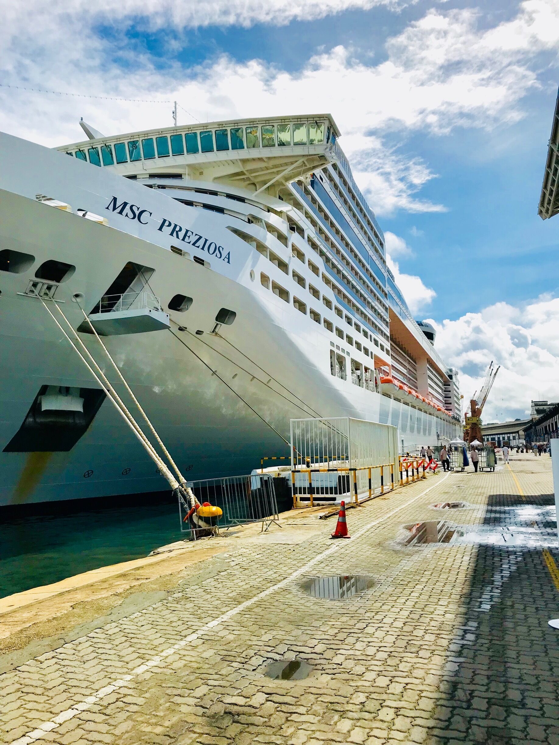 Unship at Salvador for an adventure in the Northeast! See ya Preziosa. Thanks for the ride..