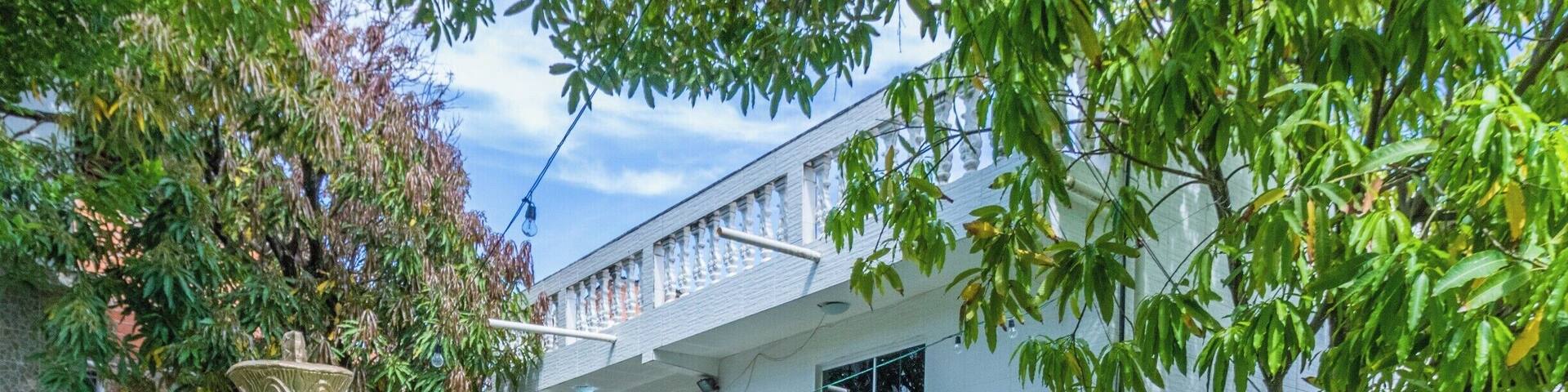 Main hall of Ilê Odó Ogé (Terreiro Pilão de Prata), a Candomblé temple in Boca do Rio, Salvador, Bahia. #BVStrove
