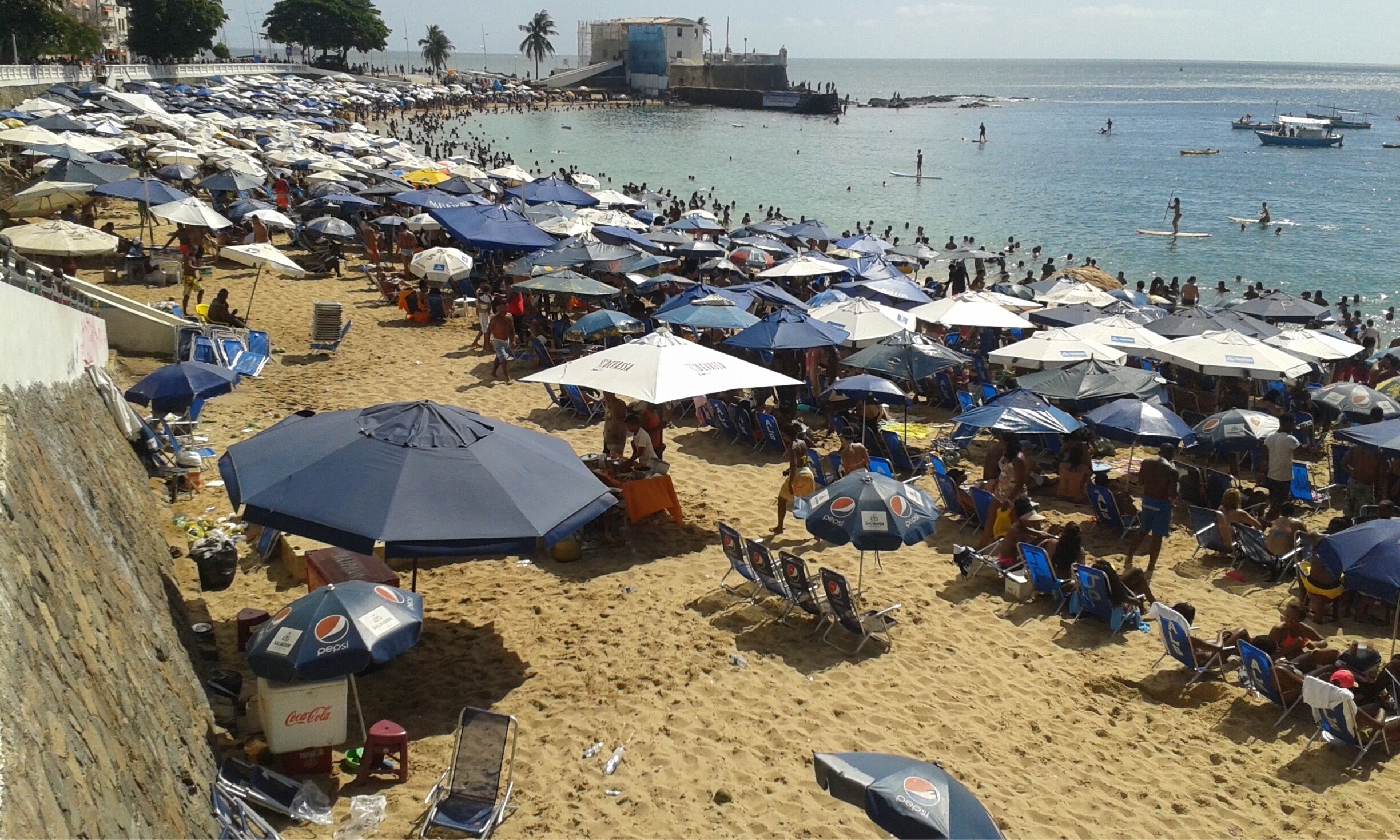 One of the most crowded beaches ever. Don't go there :) unless you enjoy the masses. 