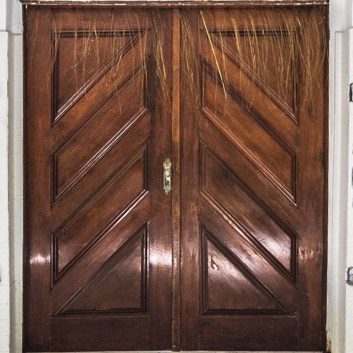 Door to sanctuary of Ilê Odó Ogé (Terreiro Pilão de Prata), a Candomblé temple in Boca do Rio, Salvador, Bahia. #BVStrove