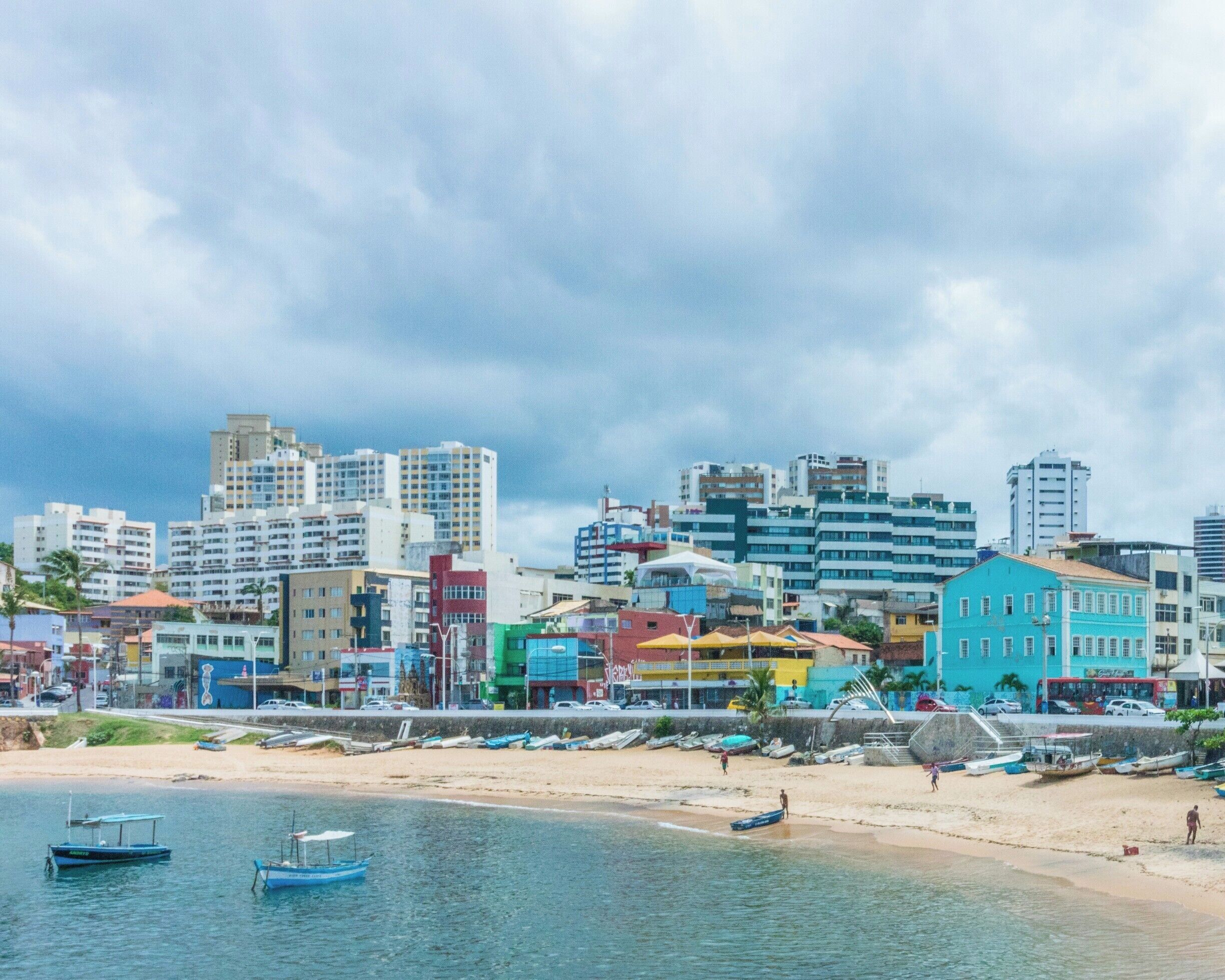 View of the beach at Rio Vermelho from the Casa de Iemanjá, Salvador, Bahia. #BVStrove
