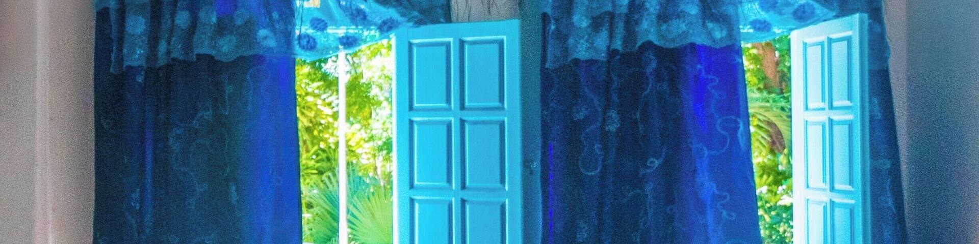 Windows in main hall of Ilê Axé Iyá Nassô Oká (Casa Branca do Engenho Velho), a Candomblé temple, Salvador, Bahia, Brazil. #BVStrove