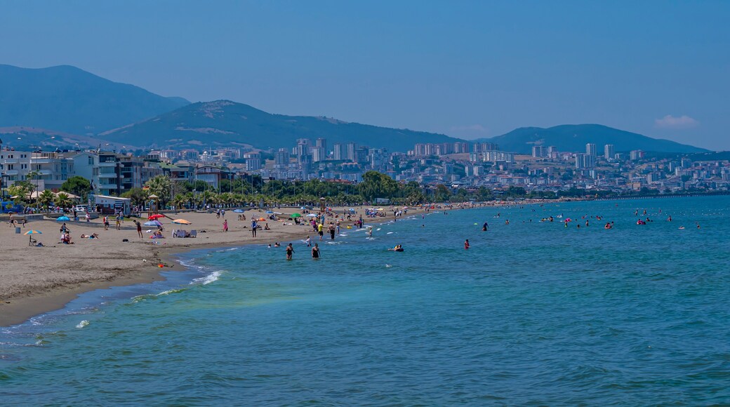 Atakum beach in Samsun city