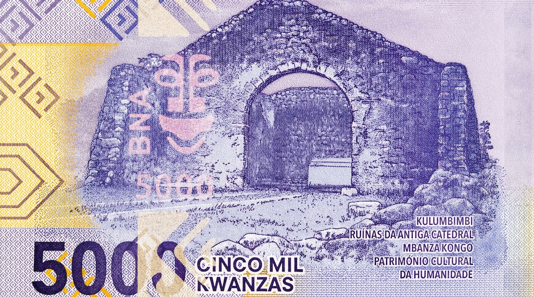 Ruins of the Cathedral of Sao Salvador do Congo from money