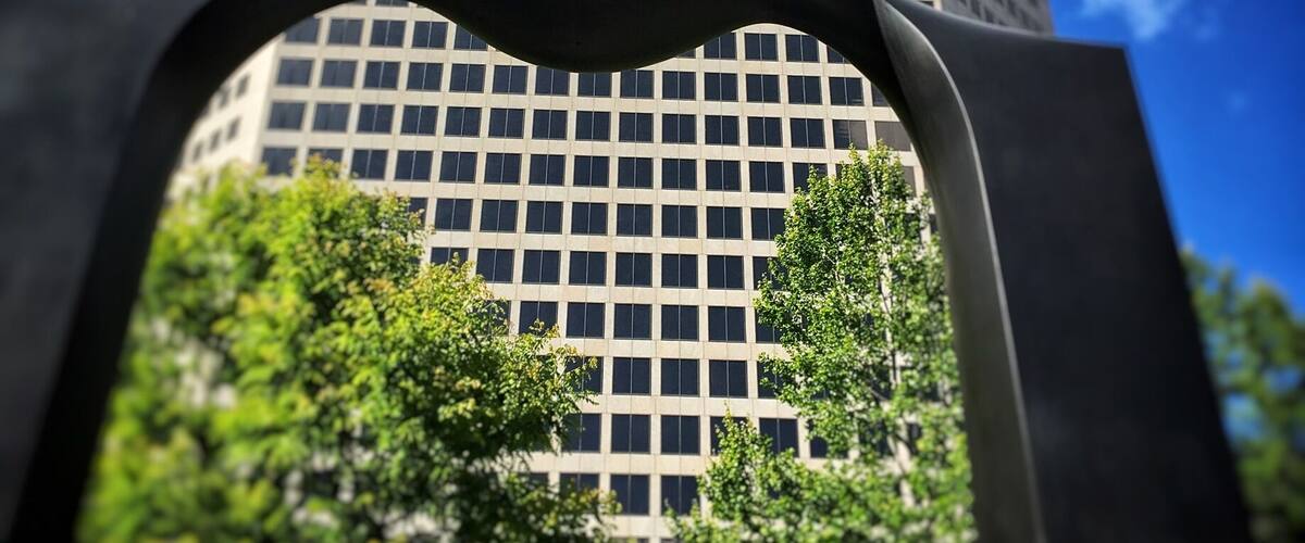 Door Of Return - Kan Ya Suda. One of many sculptures in St Louis Citygarden