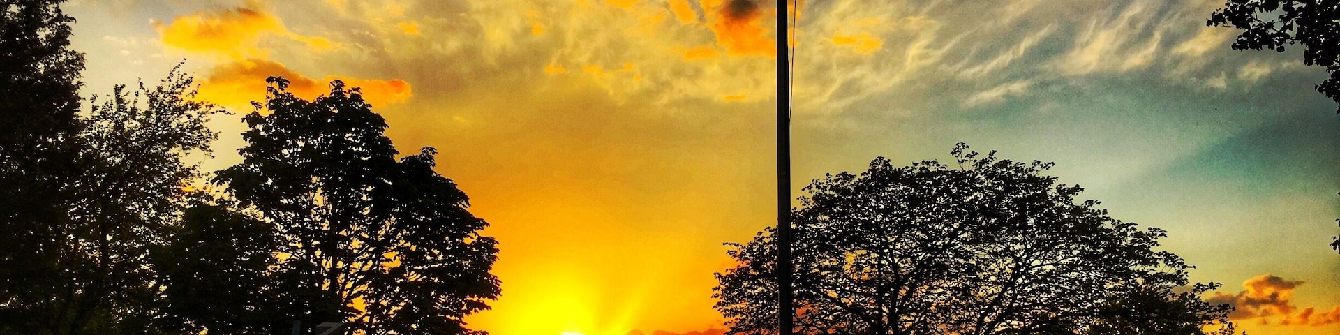 Sunset American Style. #green #park #America