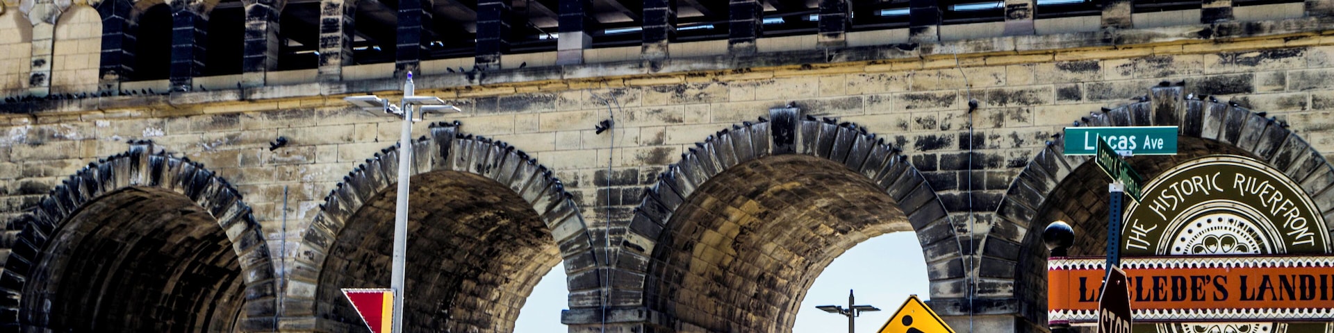 Took this photo a couple of years ago while at a Blues Festival in St Louis. I'd like to back at some point. The bridge was built back in 1868 making it one of the oldest bridges in Missouri, it carries both trains and vehicles from downtown St. Louis MO, to East St Louis IL. 
#Trovember