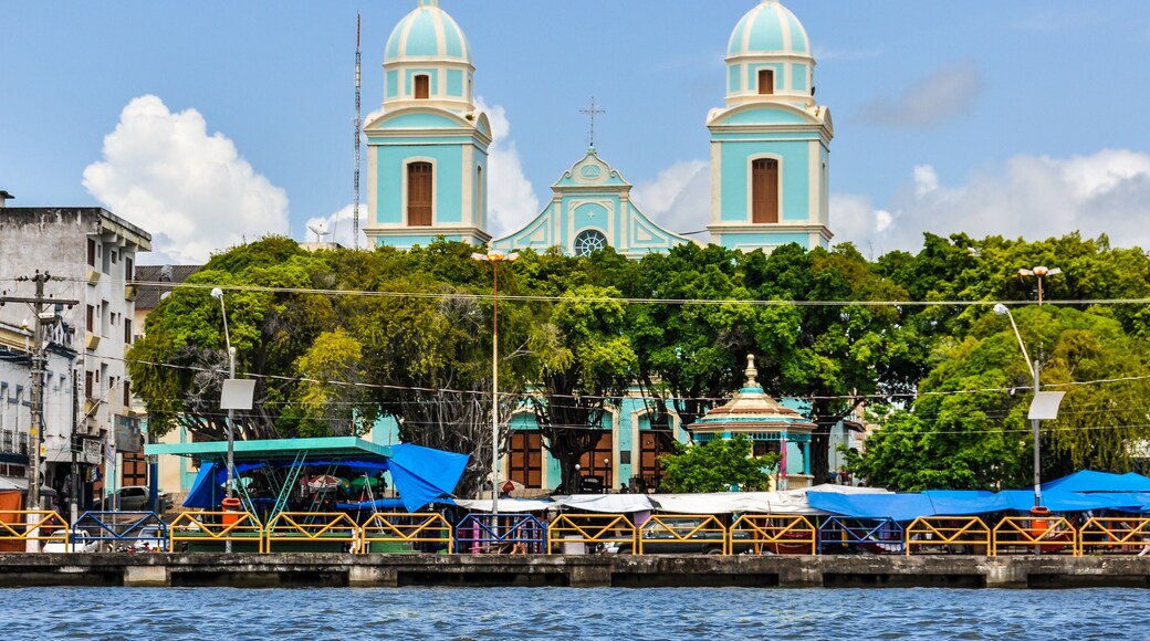 The view of Santarem in the Amazon Rainforest, Brazil