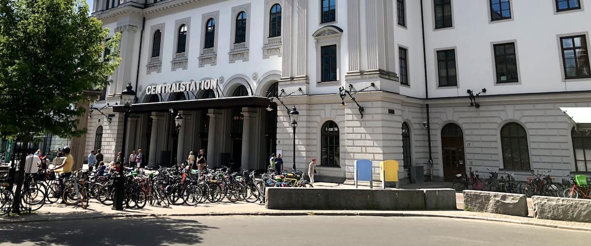Stockholm Central Station is a railway station in Stockholm, Sweden. It is situated in the district of Norrmalm at Vasagatan/Central Plan. The station opened on 18 July 1871 and it had over 200,000 visitors daily,