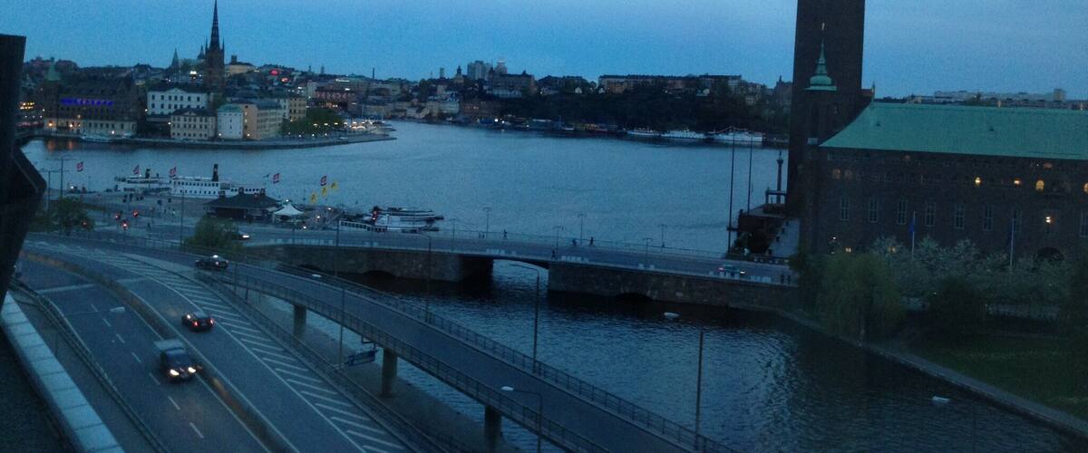 It was worth it to pay for a room with a view...