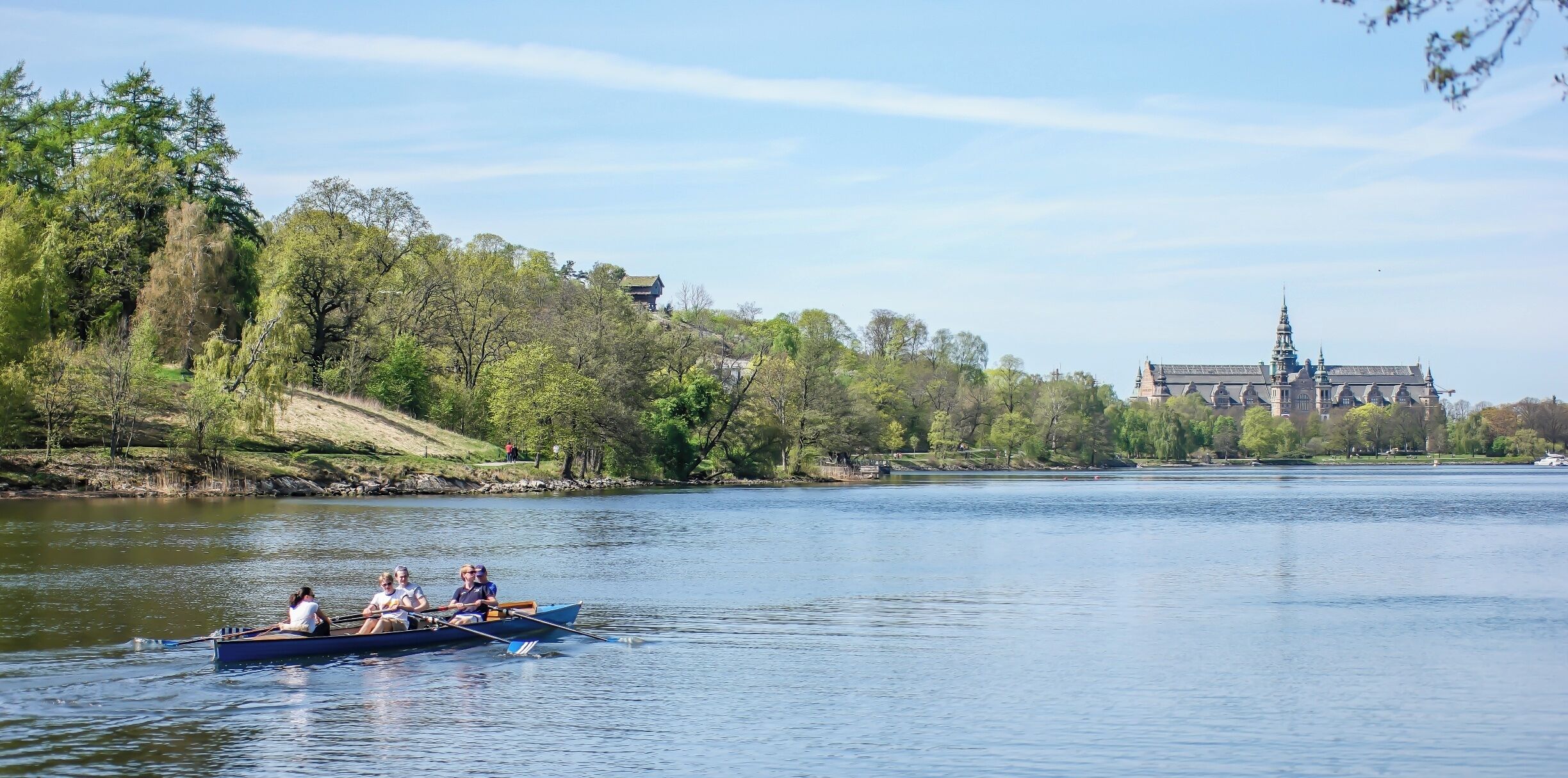 The building in front is the Nordic Museum