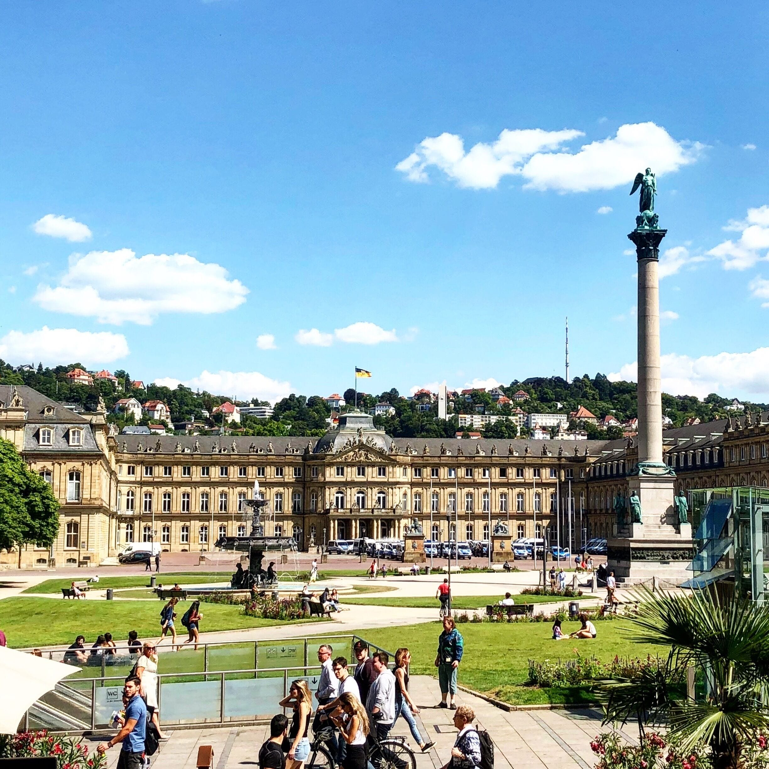 A beautiful day in Stuttgart, Germany. 
