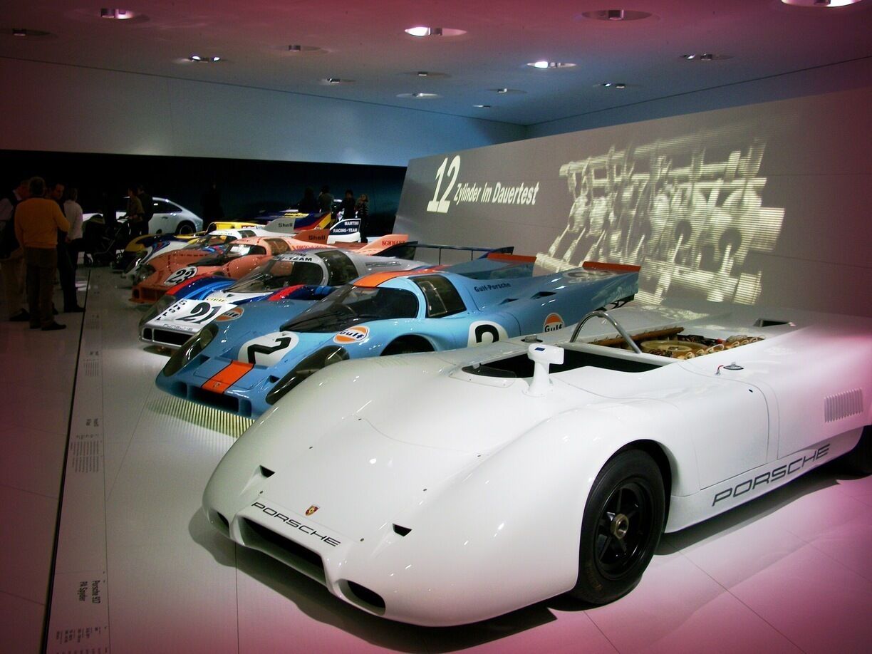 Porsche Museum. They change the cars every now and then and what's also special: every car is still able to drive. 
