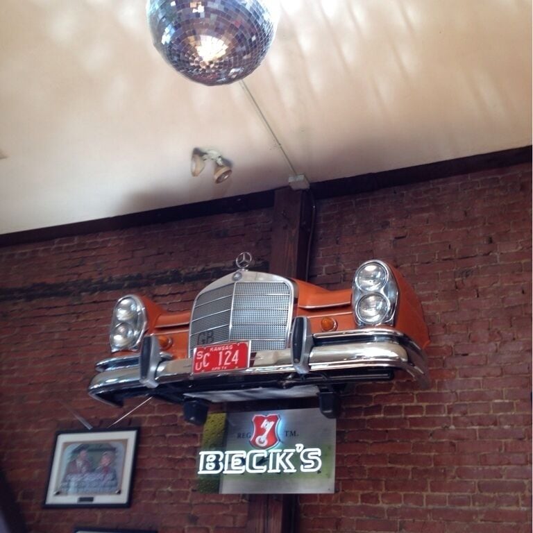 Great food since 1977.  Guess who's been going there that long?!?  Decor is the front ends of some classic cars.  Recommend splitting one of their huge omelette (extra crispy on the home fries).  Great antique and second hand, vintage clothing shops and just some downtown Santa Rosa shops to try.