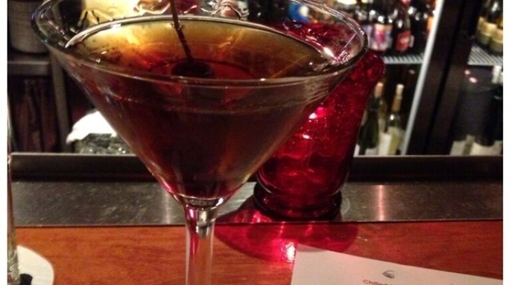 Hmmm, what to have with my Manhattan?