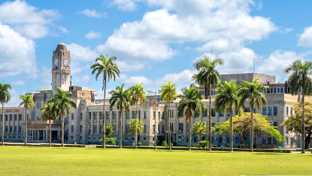 Government House (Parliament of the Republic of Fiji), Suva, Fiji, South Pacific Ocean