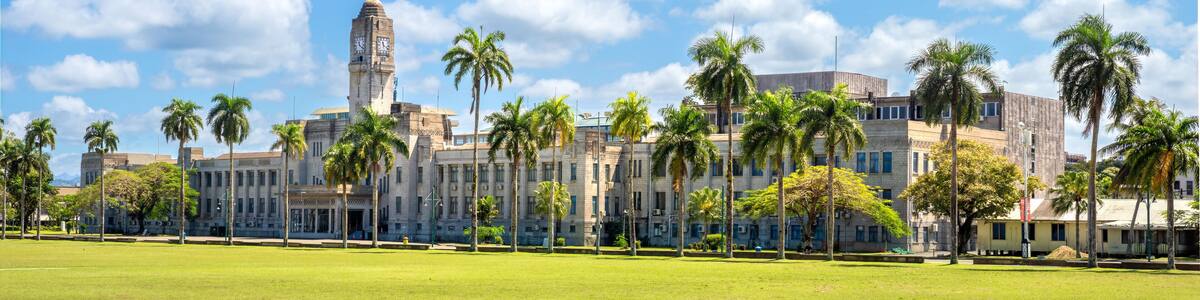Government House (Parliament of the Republic of Fiji), Suva, Fiji, South Pacific Ocean