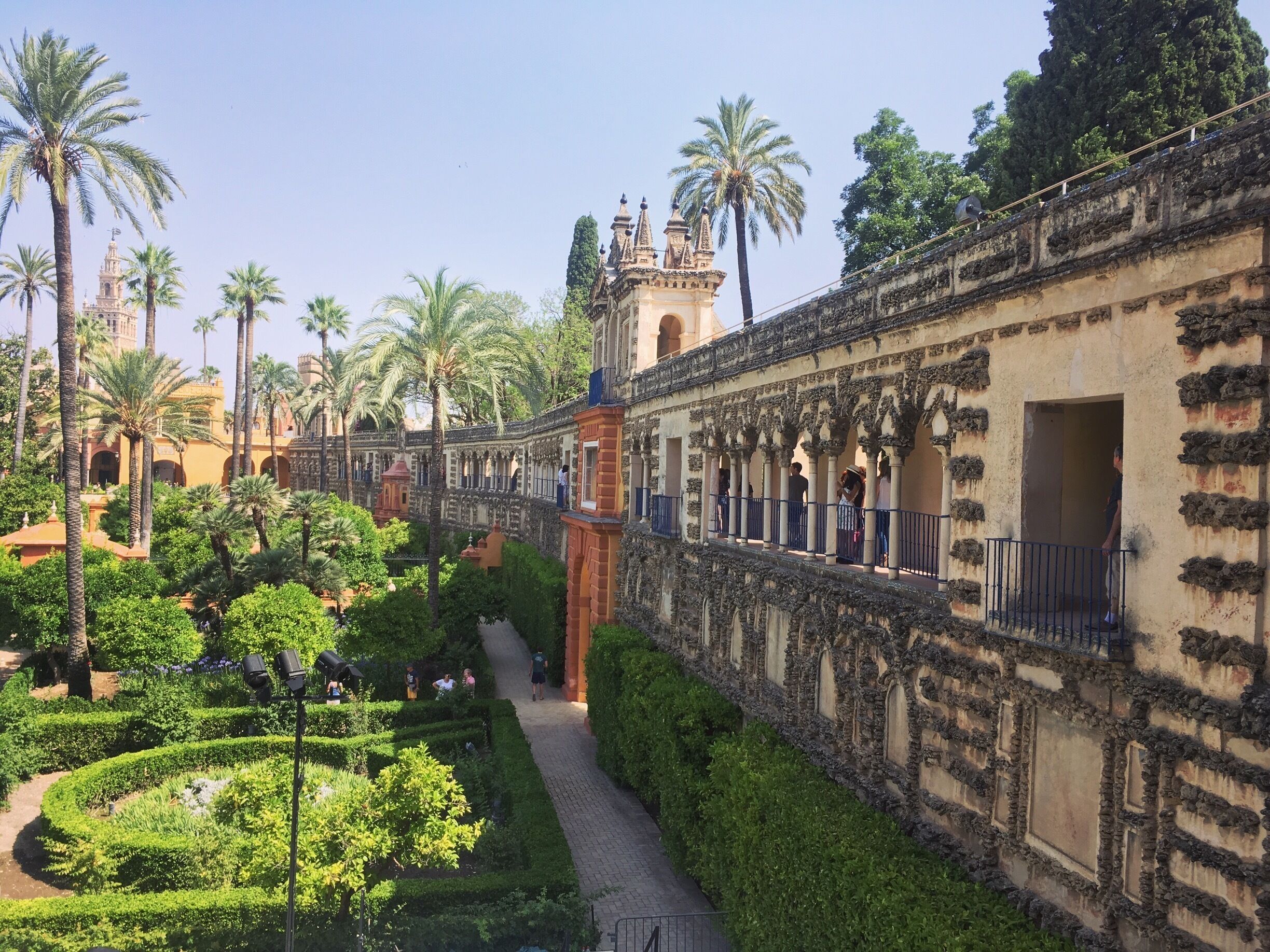 The Alcazar palace green gardens in Seville #green #lifeatexpedia #spain #sevilla 