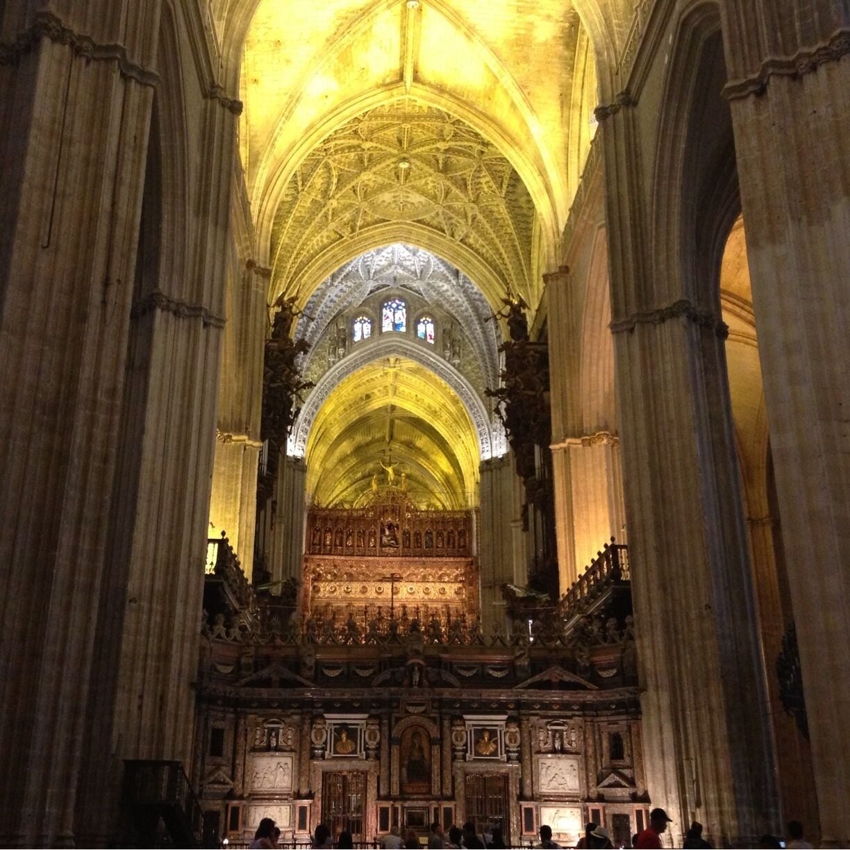The Roman Catholic cathedral in Seville (Andalusia). It is the largest Gothic cathedral and the third-largest church in the world.