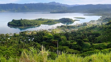 Savusavu marina and Nawi islet, Vanua Levu island, Fiji