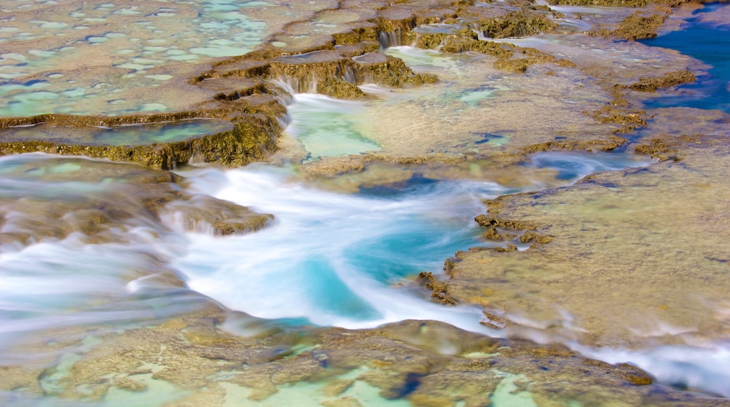 Atiu which includes rugged coastline