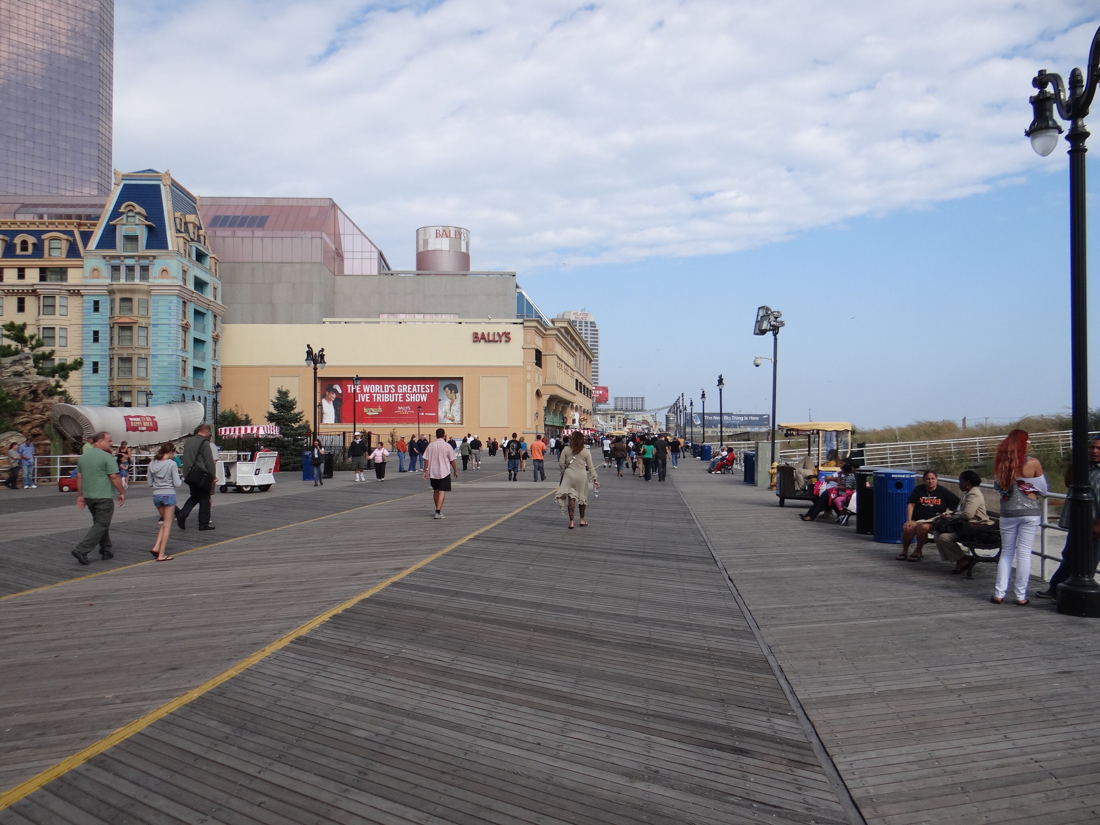 The boardwalk a couple of weeks before Hurricane Sandy hit. 