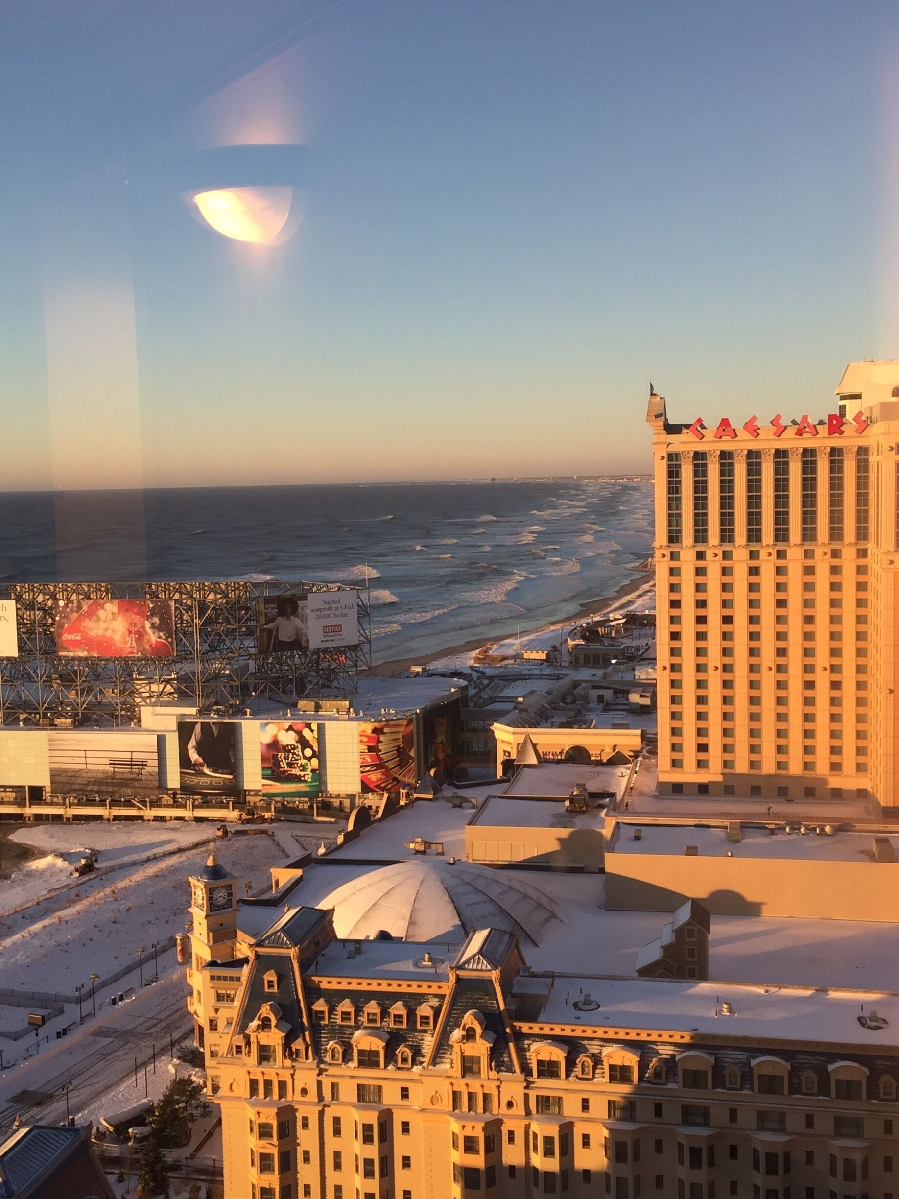 Blizzard 2016. 
the city lost power for 3 days, the streets were going wild, cops were posted infront of the casino. Left with 670$ more in my pocket than I came with.