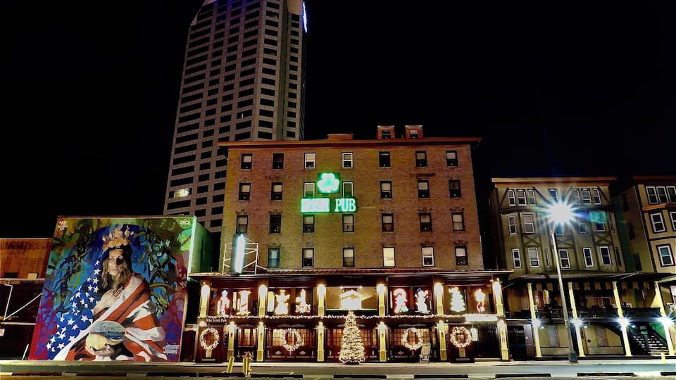 The Irish Pub. Beautiful inside