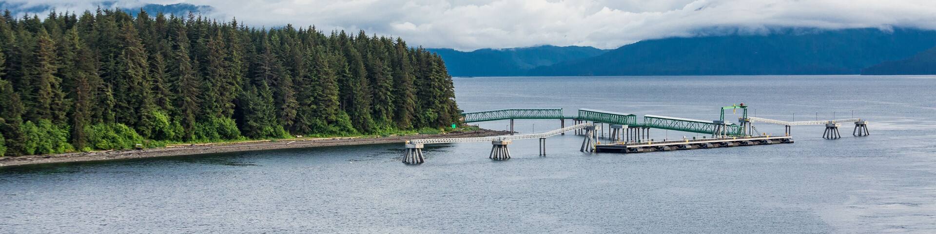 Dock in Icy Straight Alaska