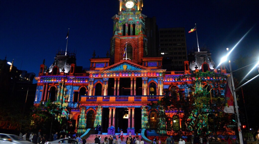 Christmas light display.