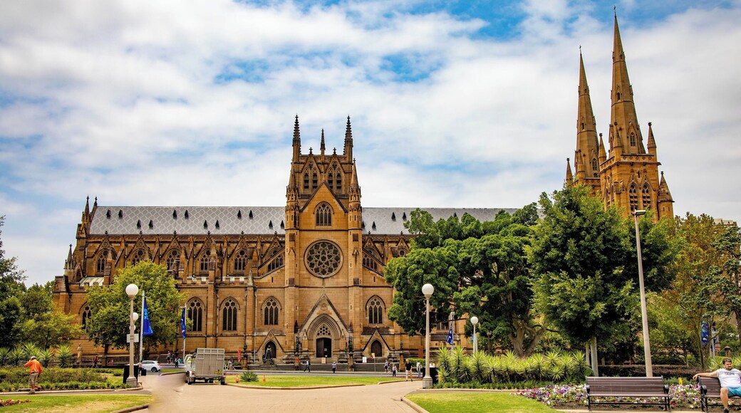 St Mary's Cathedral on a lovely summers day in Sydney