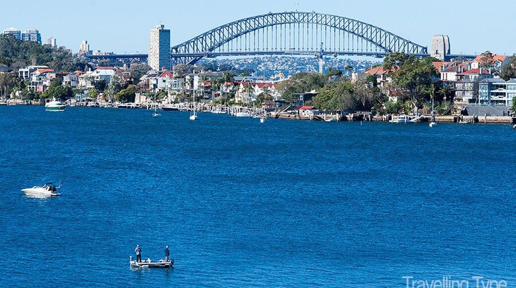 Great view of Sydney Harbour from Cockatoo Island - a UNESCO World Heritage site filled with convict, colonial and industrial history. Plenty of art and film exhibitions here. Well worth a day trip. Food, drink and camping available on the island.
