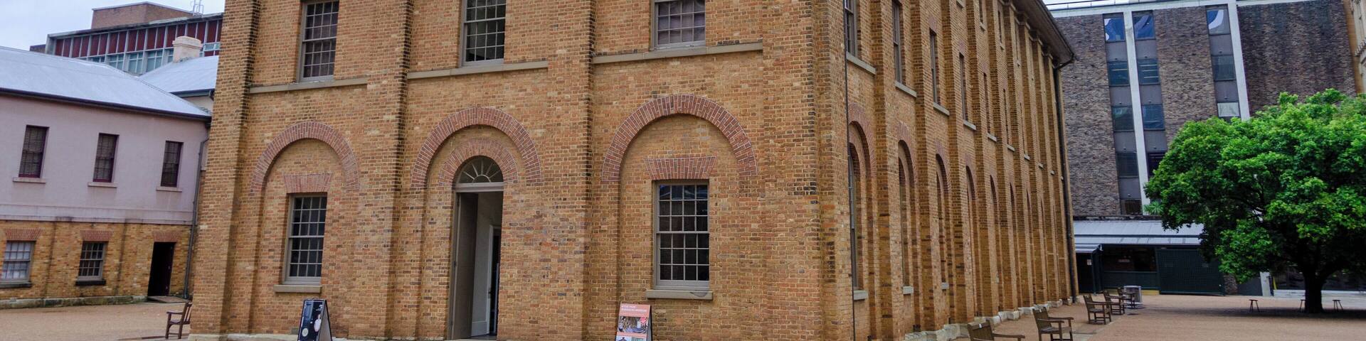 UNESCO listed convict site in Sydney, now a museum. It is one of 11 Australian Convict Sites on list, inscribed in 2010.