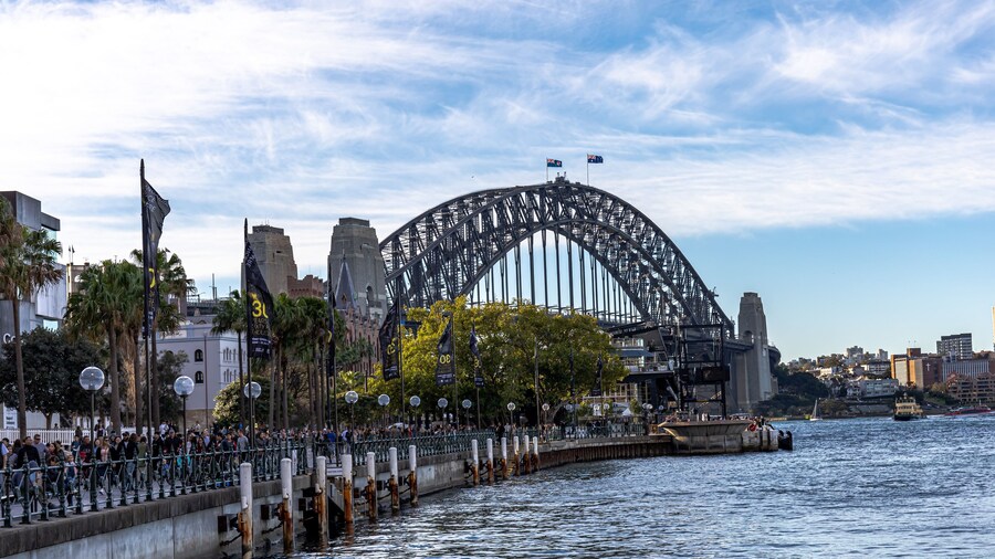 On a busy Sunday in Sydney