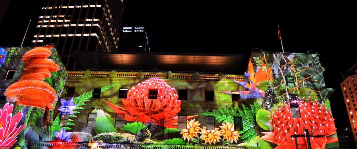 #VIVIDSydney.
Sydney's wintery light festival.
This cool light animation has stolen the show. Crowds of people come to Circular Quay to see this particular event.
The VIVID event is getting bigger and bigger each year and more and more places around town are joining in the event.
Don't miss VIVID from late May to June long weekend.