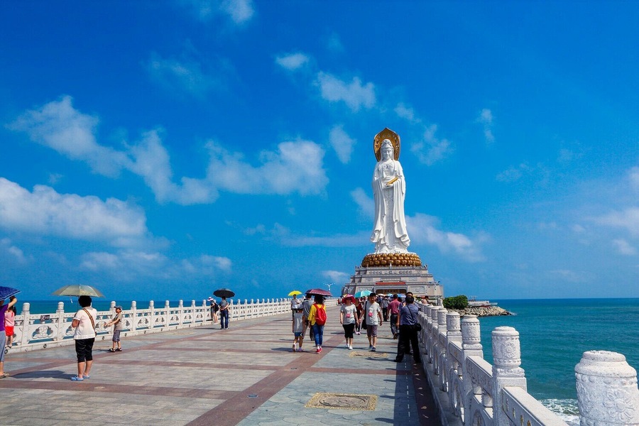 The #Guanyin of the South Sea of #Sanya,one of the largest cultural tourist attractions in China.
https://twitter.com/Beautifulgx