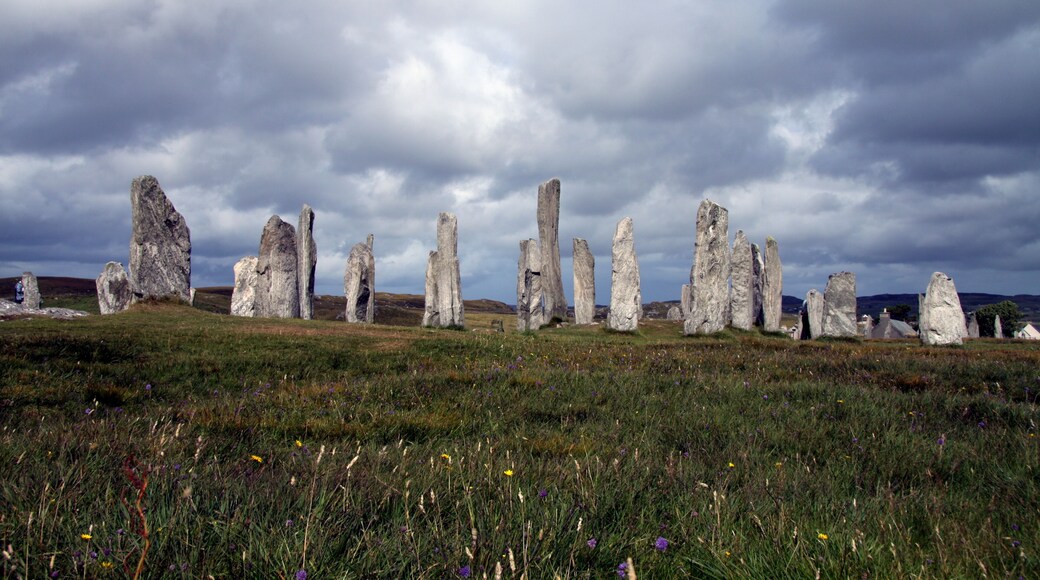 Stone cyrcle Callanish Stones near Callanish village, Isle of Lewis, Outher Hebrids, Scotland