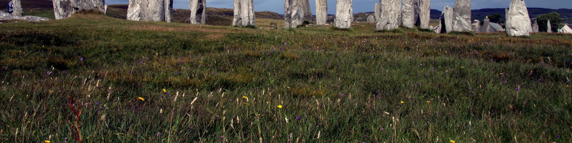 Stone cyrcle Callanish Stones near Callanish village, Isle of Lewis, Outher Hebrids, Scotland