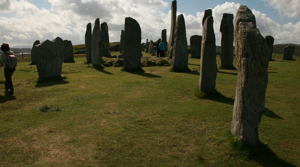 Piedras de Callanish en el verano de 2011. Erigidas en el Neolítico, están consideradas uno de los crómlech más importantes de Escocia. Se encuentran en las Hébridas Exteriores.