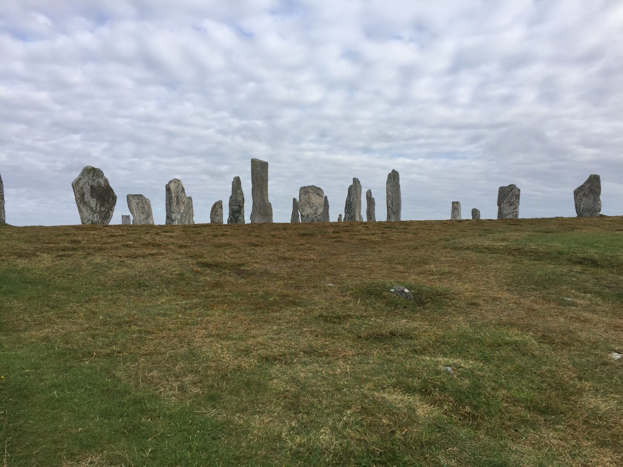 View of the Callanish Stones, facing East