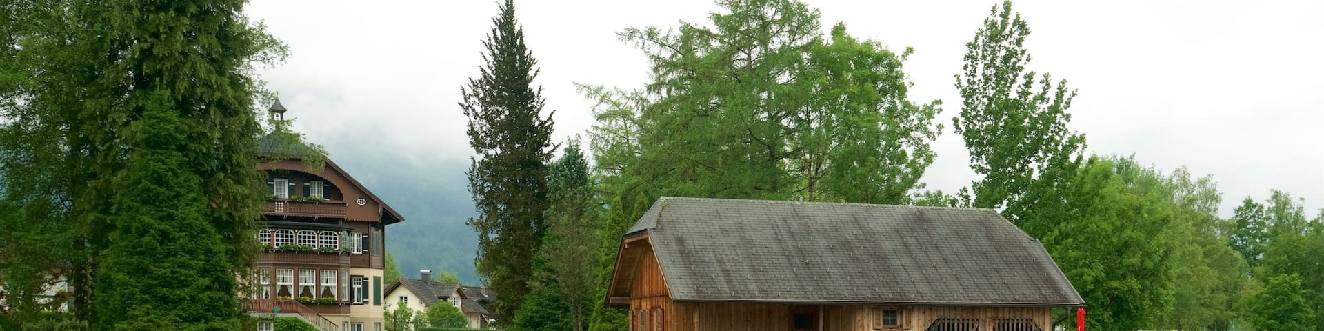 Strobl featuring heritage elements and a lake or waterhole