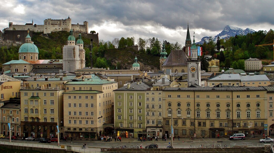 Surely one of the most beautiful views from a restaurant that I have visited.
When visiting Salzburg, Mozart's birthplace, not to miss great view of the Old City skyline, together with the Hohensalzburg Fortress on the left and Alps covered with snow on the right. You get the perfect picture. The view that I have enjoyed was from the hotel restaurant on the seventh floor of 4* hotel, Hotel Stein.
#Austria
#LifeatExpedia
#View