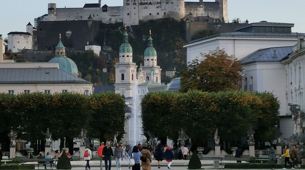 The Festung Hohensalzburg taken from Mirabell Garden