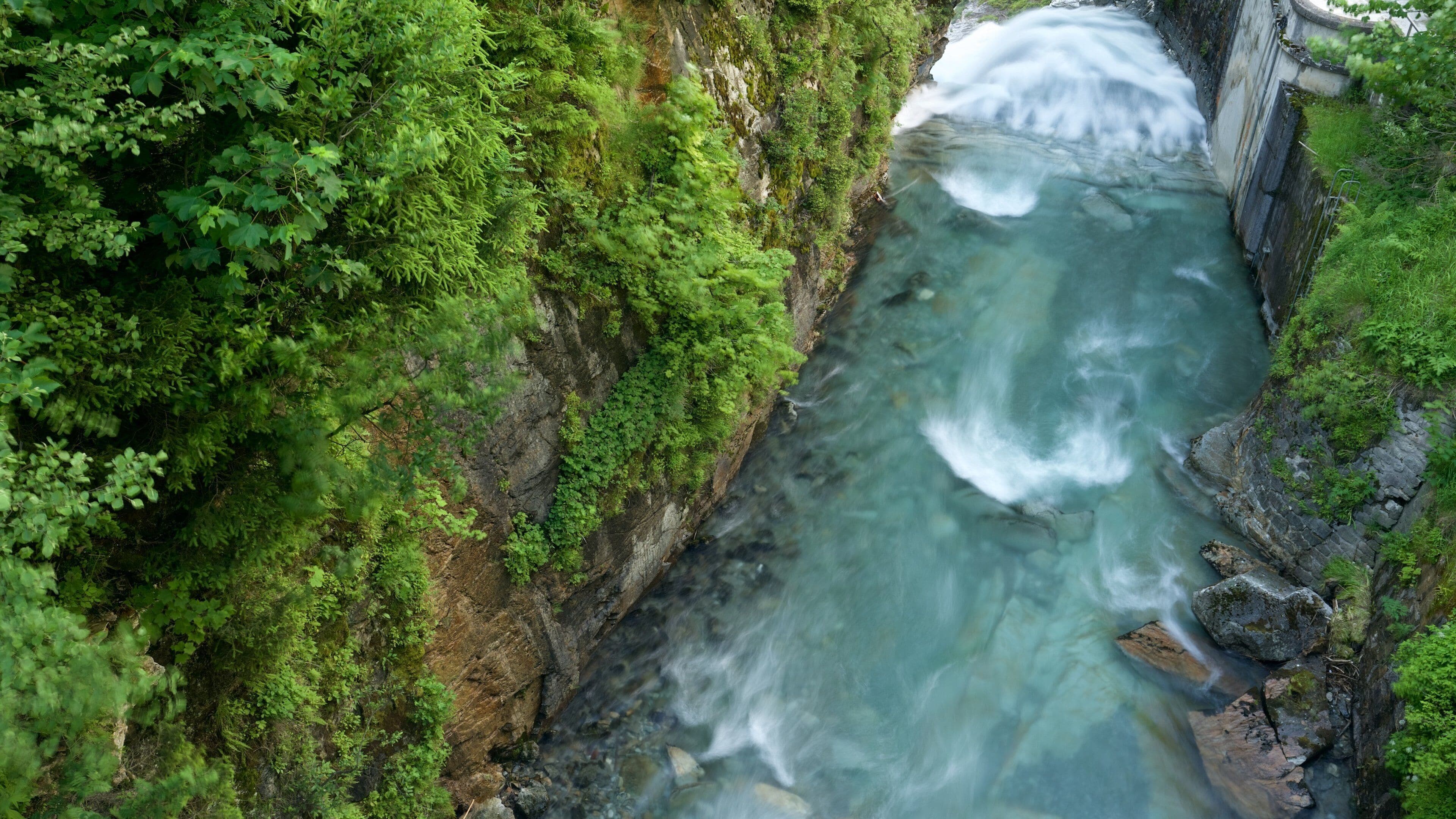 Salzburg som viser fossestryk